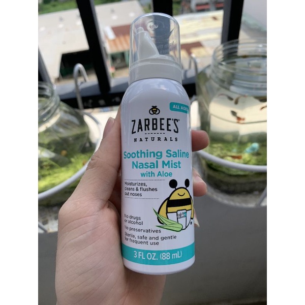 Xịt Mũi Zarbee's của Mỹ - 88ml