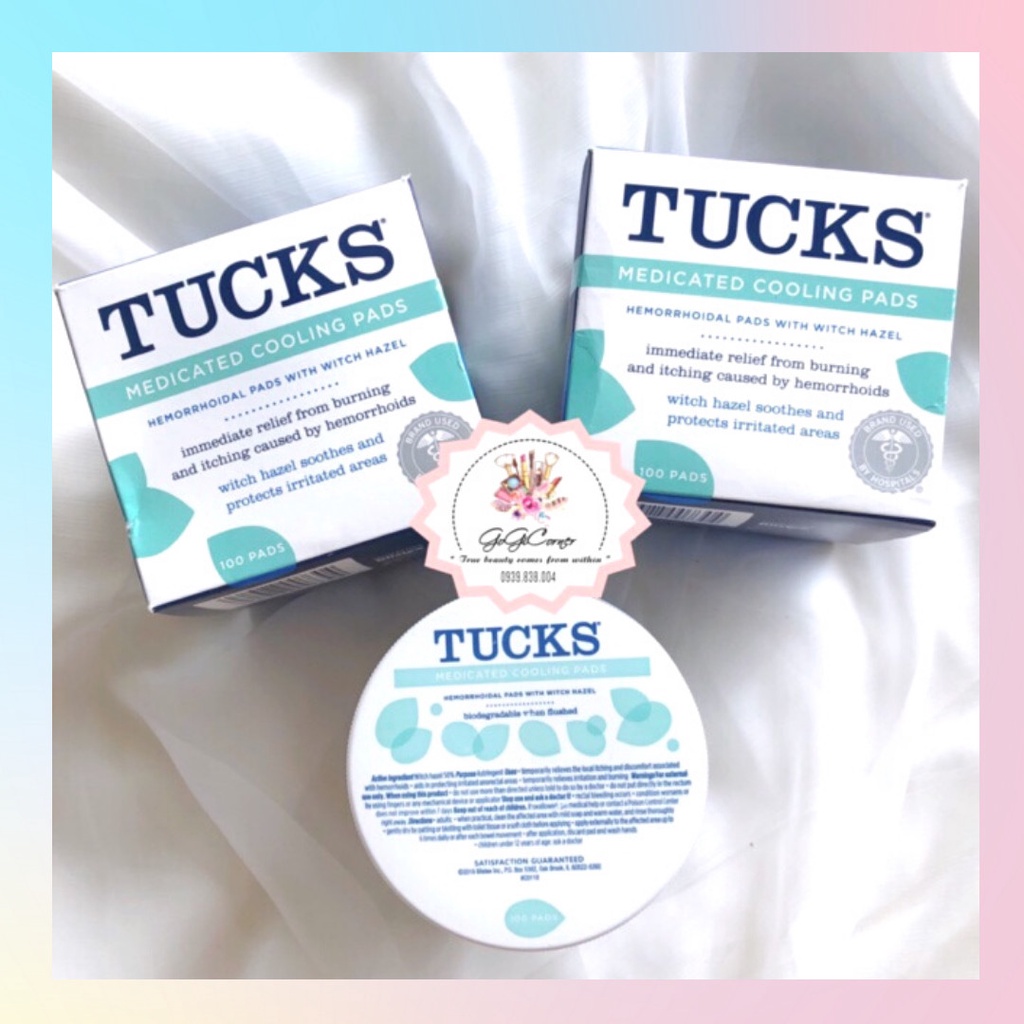 MIẾNG DÁN LẠNH GIẢM ĐAU SAU SINH TUCKS PAD - BÁN TÁCH LẺ