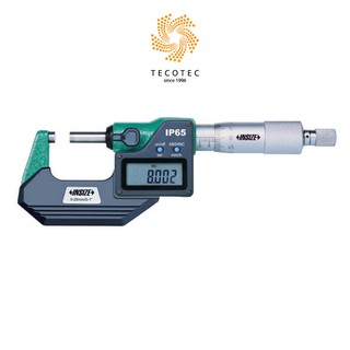 Panme đo ngoài điện tử 25,50,75,100mm Insize 3108 chống nước, micrometer 25mm,50mm,75mm