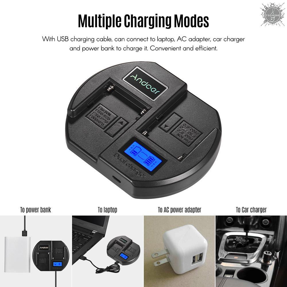 Bộ Sạc Pin Nhanh Cho Sony F550/570 F750/770 F960/970