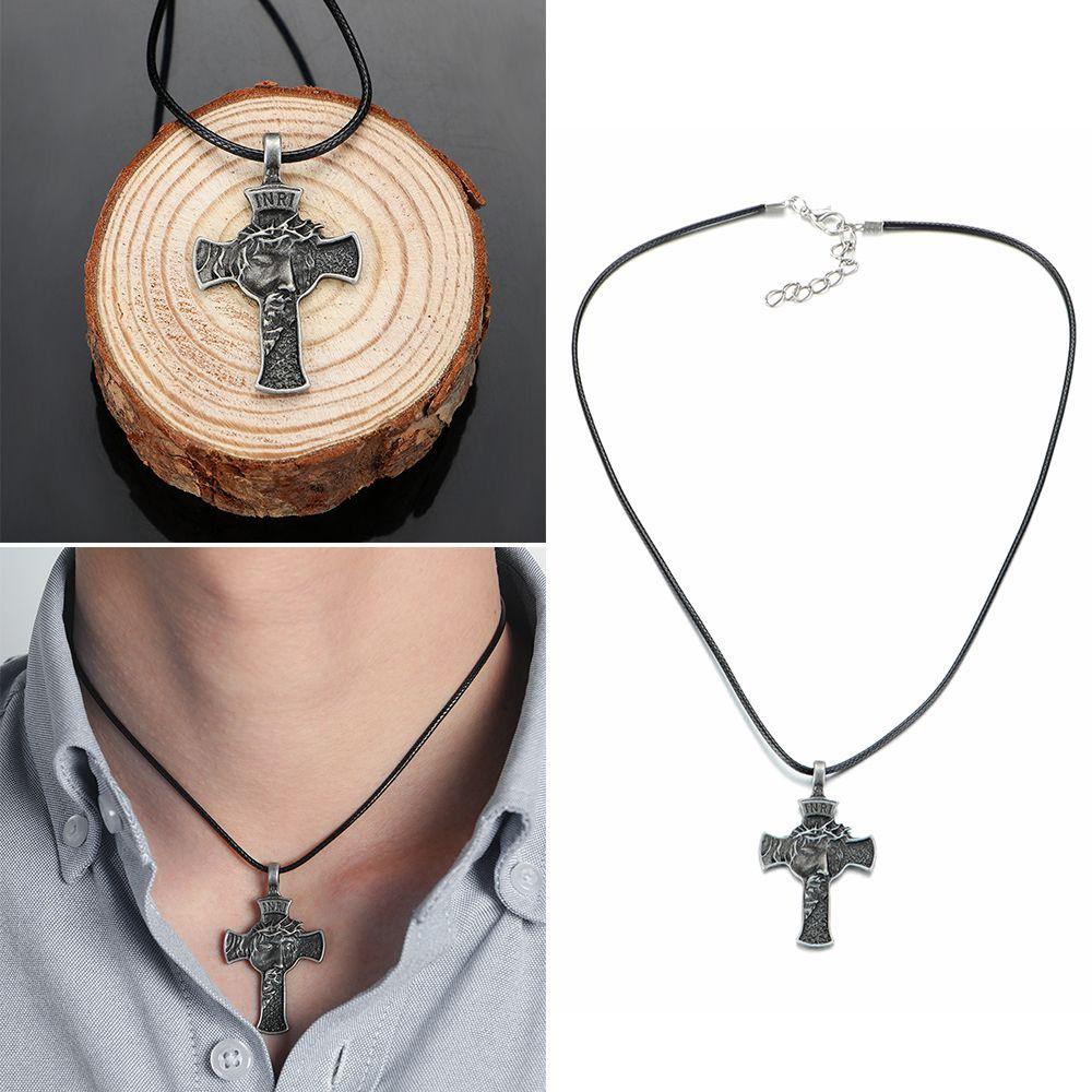 SUMU Vòng cổ Thép Titan Mạ Vàng Phối Mặt Thánh Giá