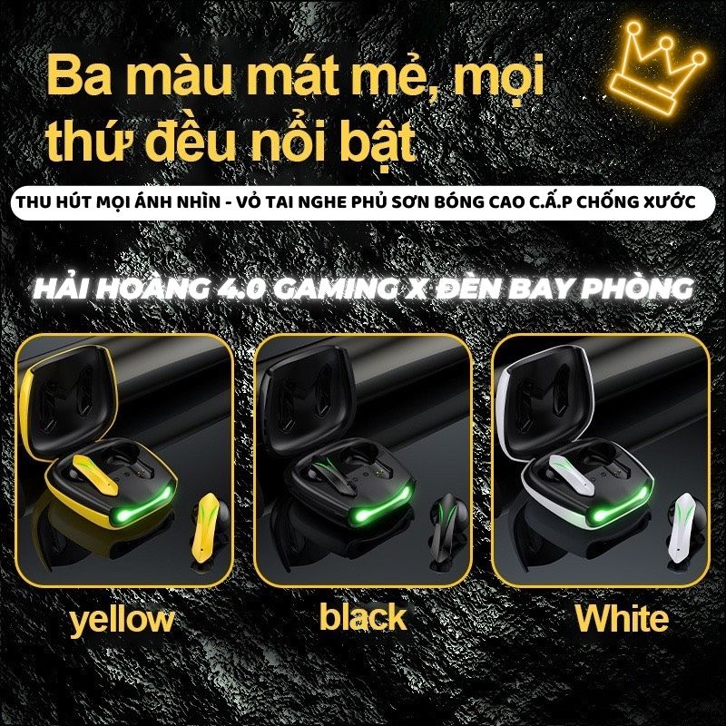 Tai Nghe Bluetooth Gaming 5.2 Tai Nghe Không Dây K98 Plus Âm Trầm Đầy Đủ Loại Bỏ Tiếng Ồn HiFi Stereo