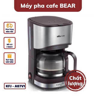 Máy pha cà phê mini tự động BEAR KFJ-A07V1 pha Espresso cafe rang xay nguyên chất cao cấp sang trọng dùng tại nhà