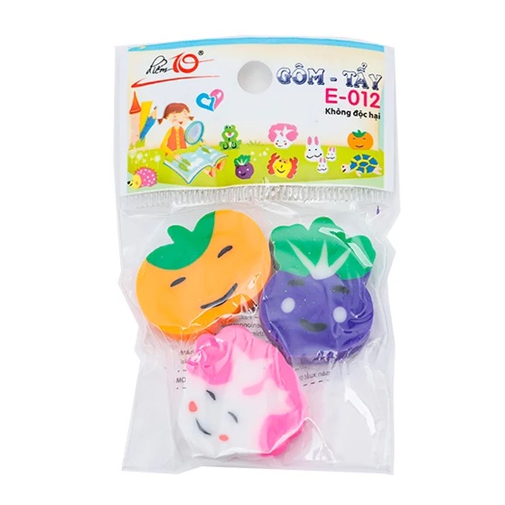 Gôm tẩy xóa chì Điểm 10 E-012 (1 túi)