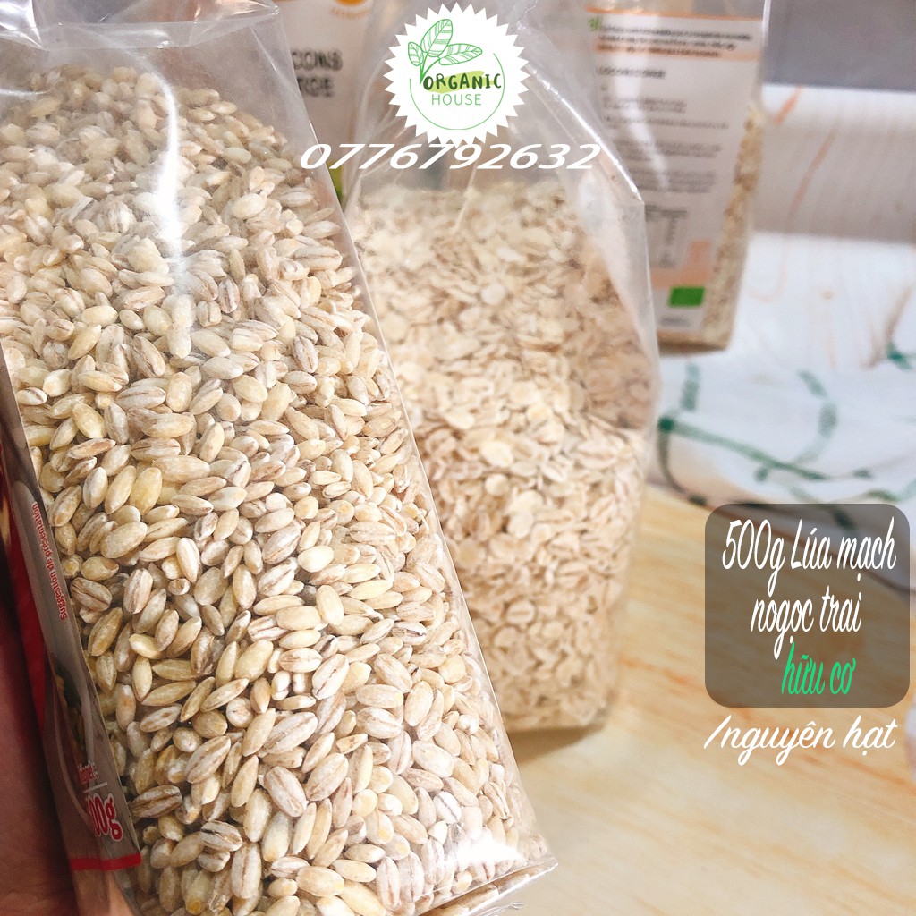 [Mã 253FMCGSALE giảm 8% đơn 500K] Hạt lúa mạch ngọc trai (Ý dĩ )hữu cơ Markal/Sottolestelle 500g - Pearl Barley