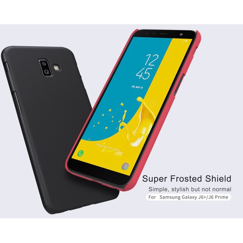 Ốp lưng Nillkin sần Samsung Galaxy J6 Plus j6 plus - Chống trơn trượt và chống bám mồ hôi bụi bẩn