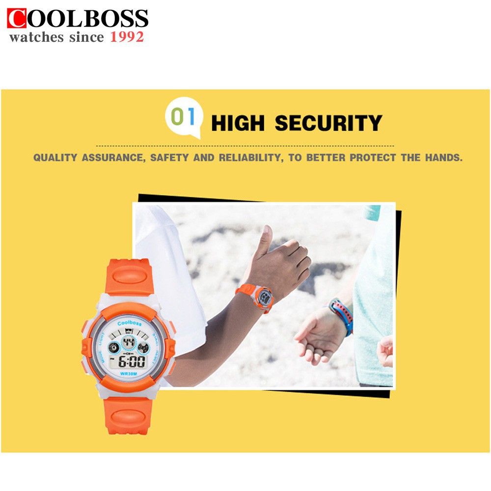 Đồng Hồ Điện Tử Coolbos Dễ Thương Cho Bé