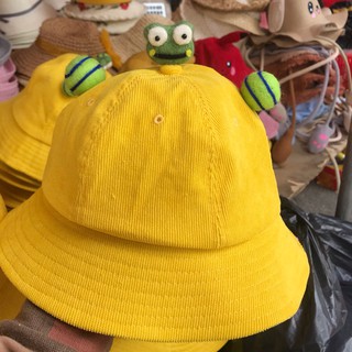 Mũ bucket, mũ tai bèo con ếch siêu xinh cho bé