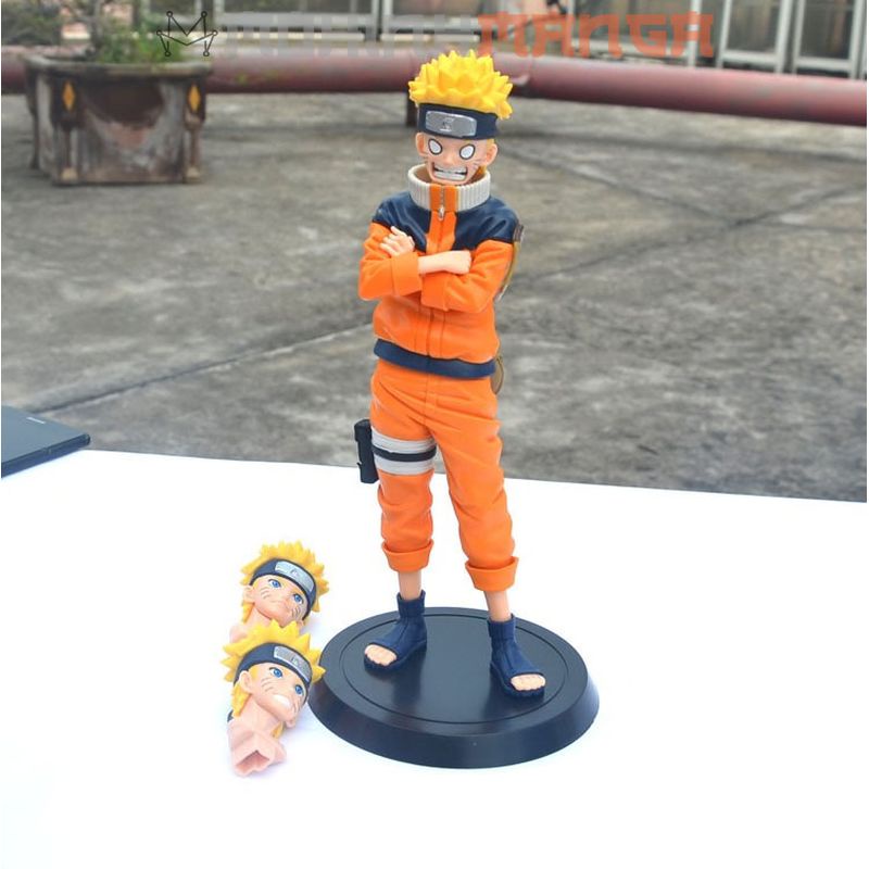 [CÓ QUÀ TẶNG] Mô hình Uzumaki Naruto Uchiha Itachi cao 25cm (có thể thay mặt nhân vật) Kakashi Sasuke Gaara Hinata