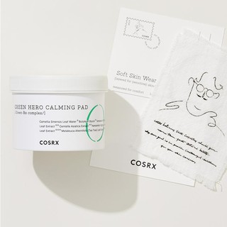 Bông Tẩy Da Chết Cosrx One Step Green Hero Calming Pad