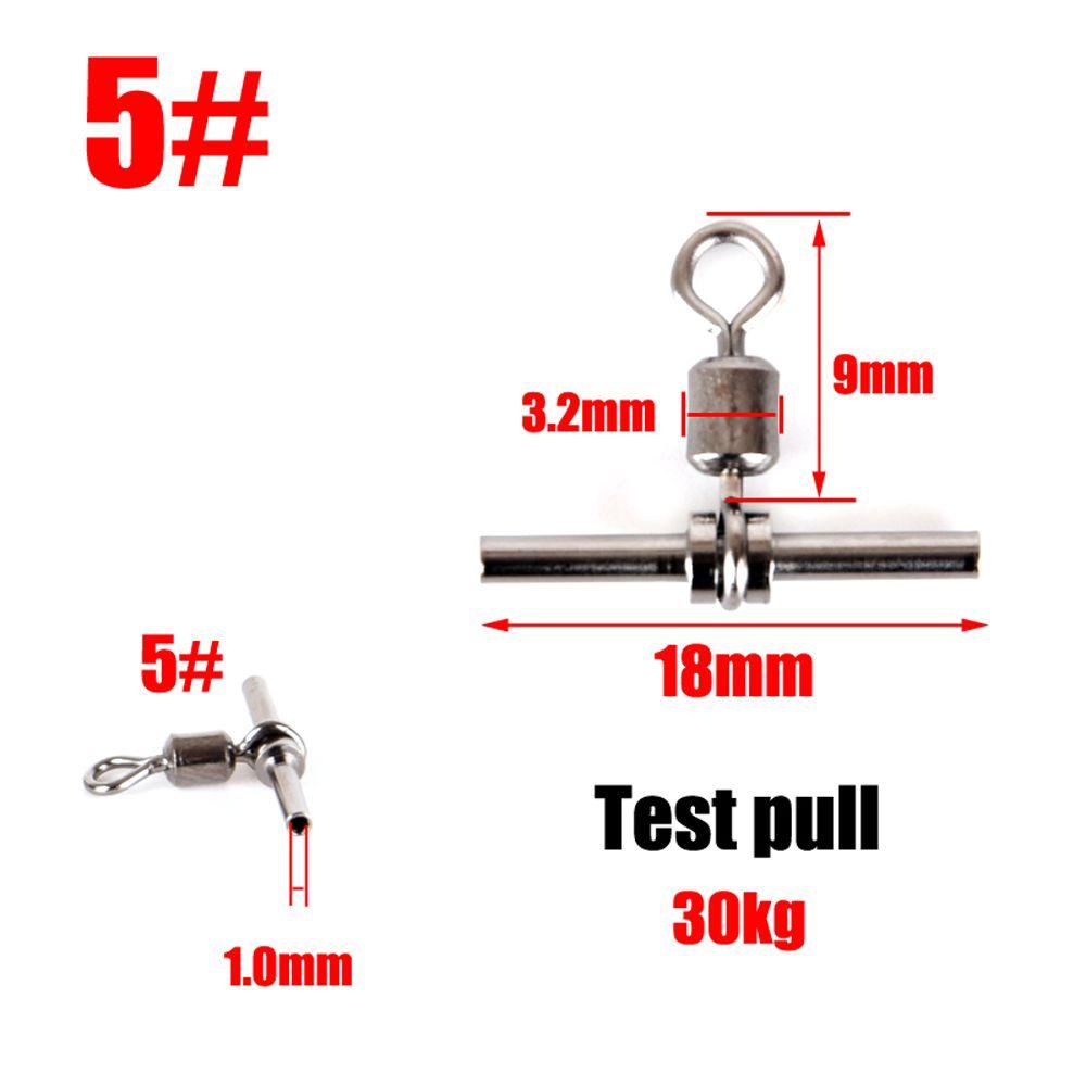 LANFY Set 10 Phụ Kiện Câu Cá Màu Đen Bằng Đồng Thau