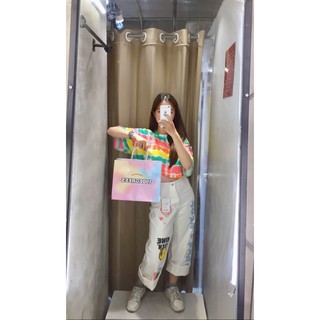 Rainbow croptop // 19 degrees