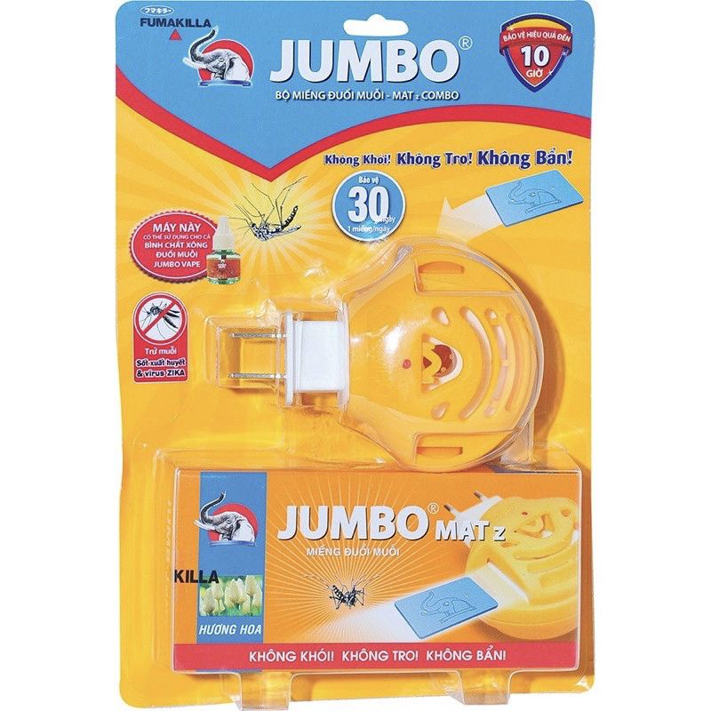 Bộ Miếng Xông Đuổi Muỗi Jumbo Hương Hoa 30 miếng