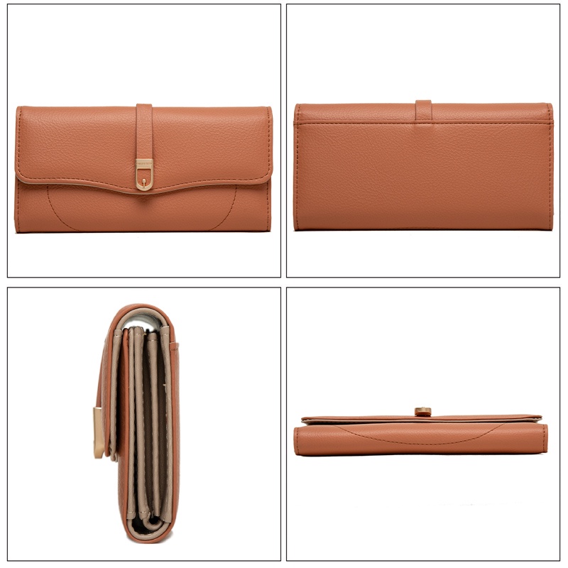 Ví Nữ Dài Có Khóa Kéo Thời Trang