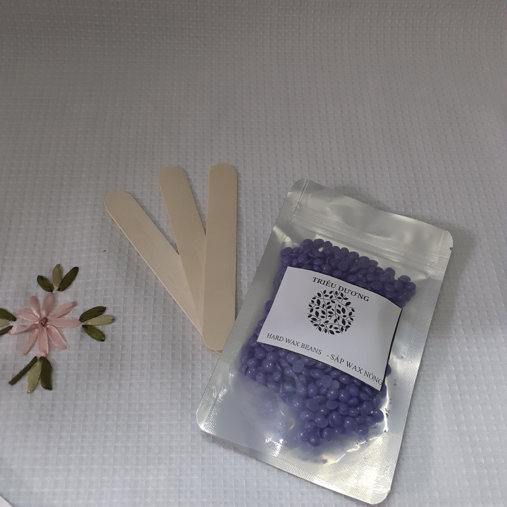 Bich 50g sáp wax tẩy lông nóng hạt đậu Triêu Dương, có nhiều màu để lựa chọn, sáp bám lông cực tốt