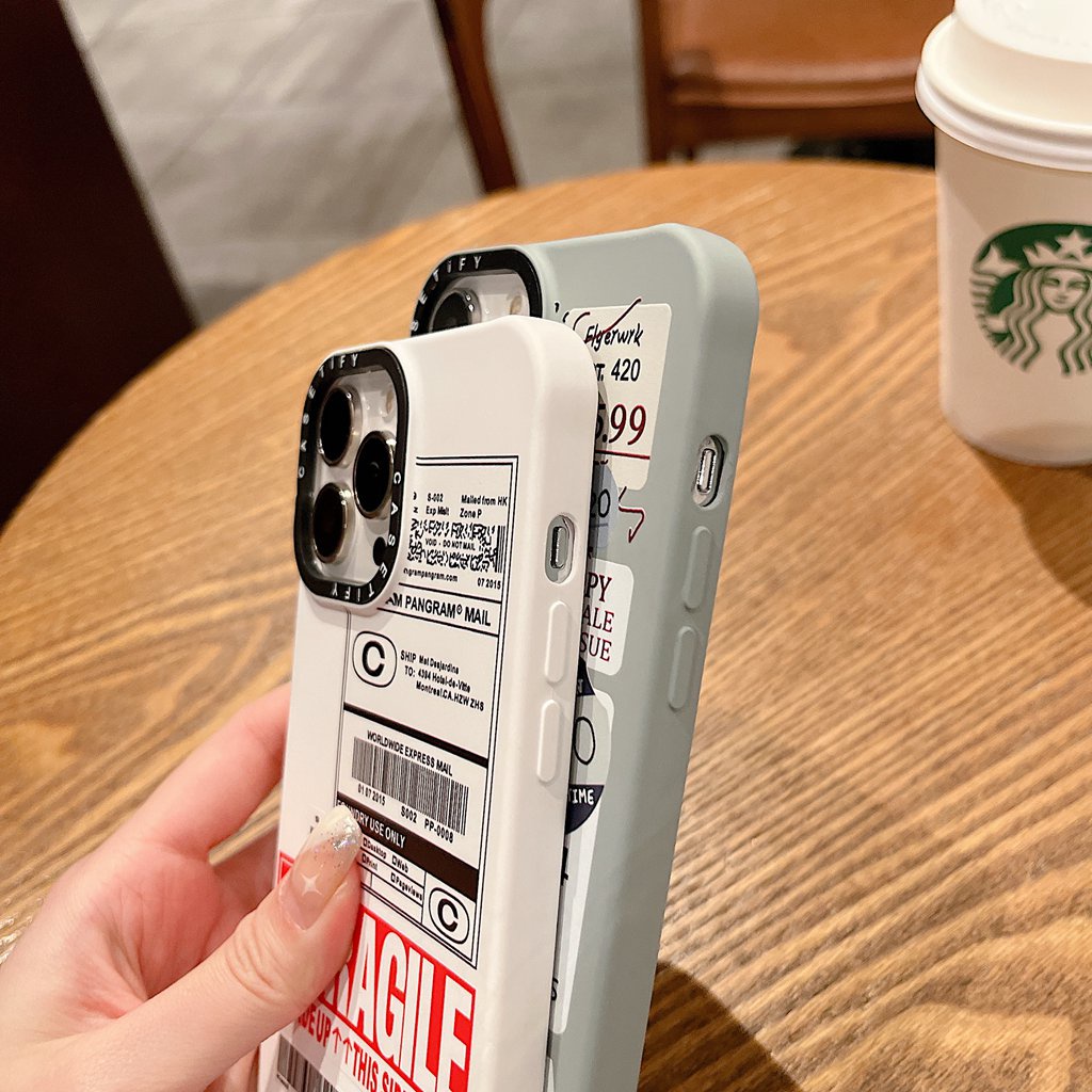 Ốp Điện Thoại TPU Mềm Chống Trầy Chống Rơi In Chữ Cá Tính Hợp Thời Trang Dành Cho iPhone 14 PM 11 13 Pro Max 12 Pro