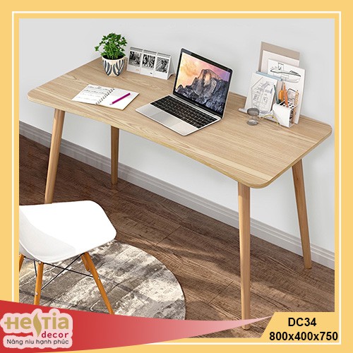 Bàn học gỗ, bàn laptop cao cấp, nhỏ gọn Hestia Decor