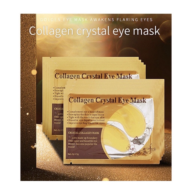 Mặt nạ dưỡng mắt - mask ngủ mắt tinh chất collagen vàng cấp ẩm mờ thâm Hàn Quốc ❤️