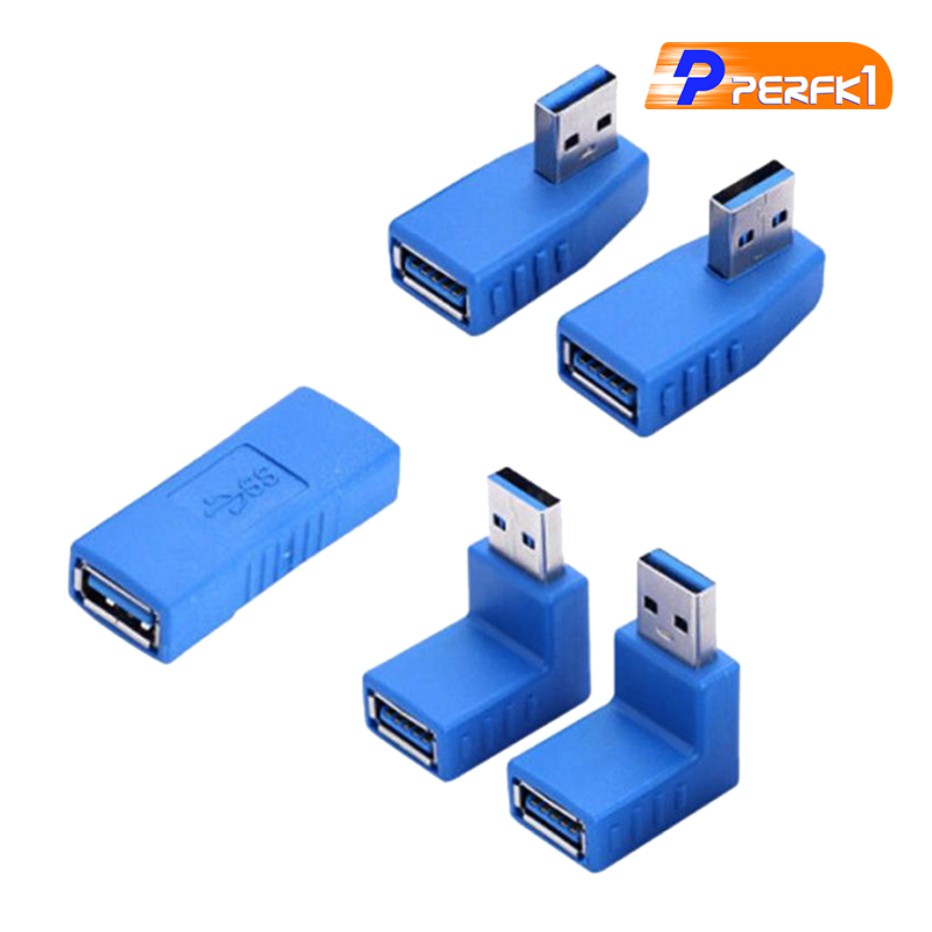 Set 5 Dây Cáp Usb Góc 90 Độ