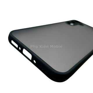 Ốp lưng cứng nhám mờ viền silicon bảo vệ camera cho Samsung Galaxy A34