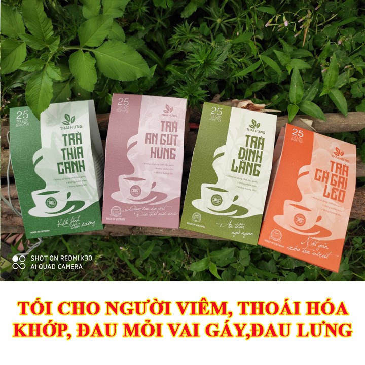 AN GÚT HƯNG trà cho người gút, viêm khớp, thoái hóa 25 gói 5g chính hãng thảo dược việt TN