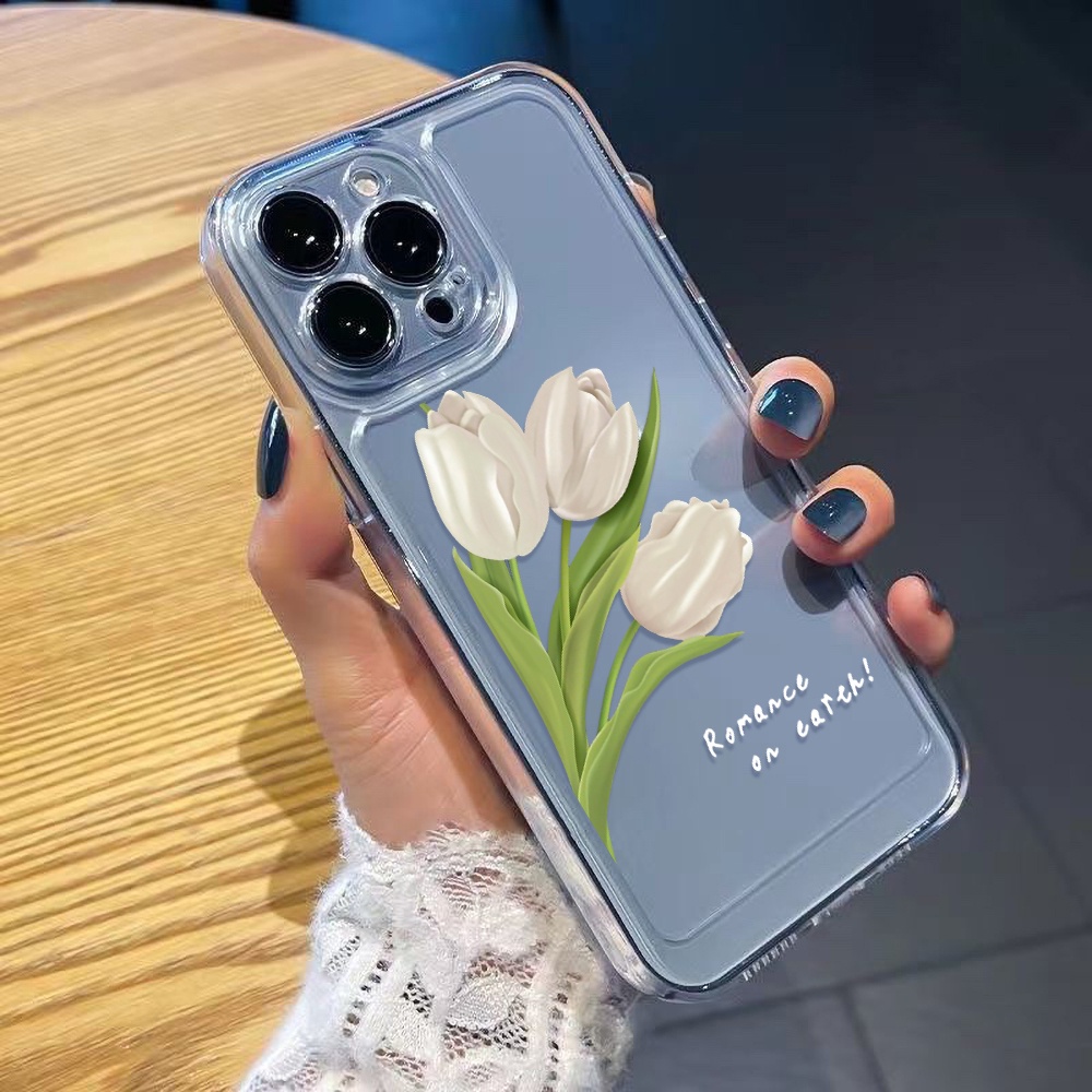 Ốp Điện Thoại TPU Mềm Trong Suốt Chống Sốc Cho iPhone 11 Pro Max 13 12 Pro XS Max XR X 8 7 Plus SE 2020 2022