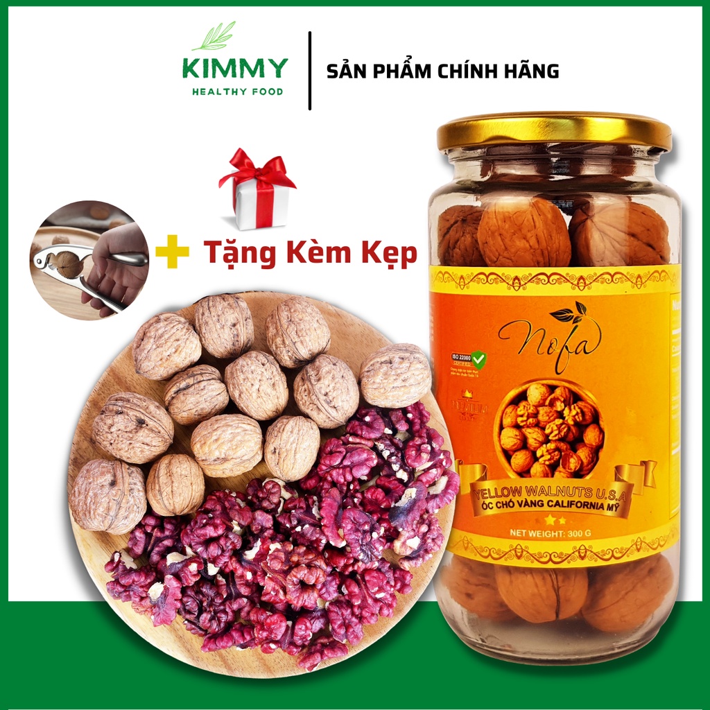 Quả óc chó đỏ sấy Hàng nhập khẩu Mỹ NOFA 500g - Kimmy Healthy
