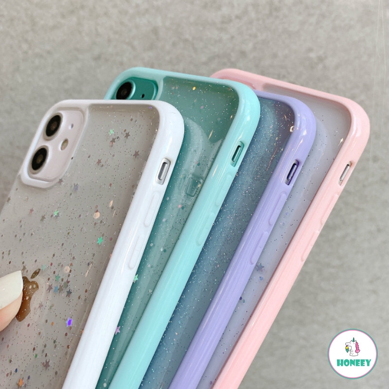 Ins Simple Starlight Matter Bling Glitter Case Glitter TPU Case for Phone 11 Pro Max X Xs Max XR Phone 8 7 Plus SE 2020 | BigBuy360 - bigbuy360.vn