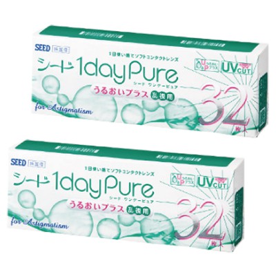 Kính áp tròng loạn thị không màu THIÊN HÀ OPTICAL SEED Nhật Bản 1dayPure moisture for Astigmatism độ ẩm cao êm mắt