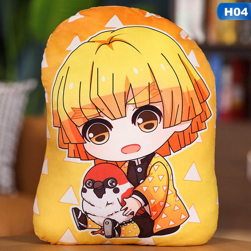 Gối Ôm Dài 20cm Họa Tiết Hoạt Hình Anime Đáng Yêu Mềm Mại
