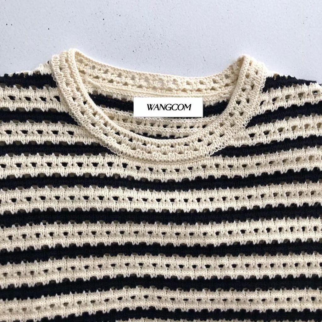 Áo Len Dài Tay Họa Tiết Kẻ Sọc Thiết Kế Mới Cao Cấp Thời Trang Theo Phong Cách Hàn Quốc Cho Nam