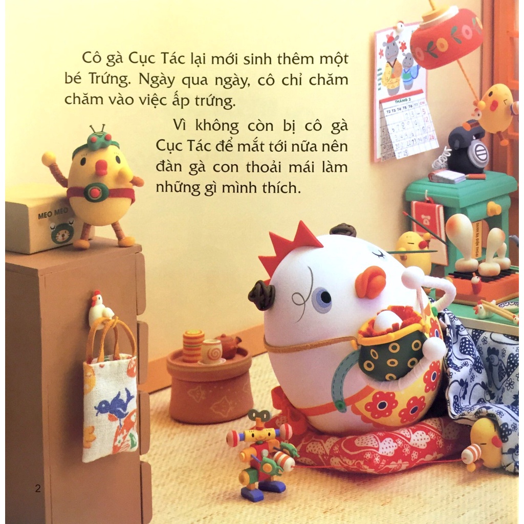 Sách - Ehon Gà mẹ Cục Tác và đàn con lông vàng (5 tập, lẻ cuốn tùy chọn)