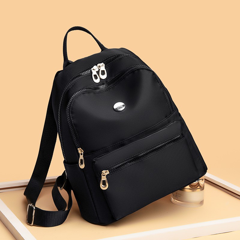 Ba Lô Vải Oxford Sức Chứa Lớn Thời Trang Phong Cách Hàn Quốc Mới Cho Nữ