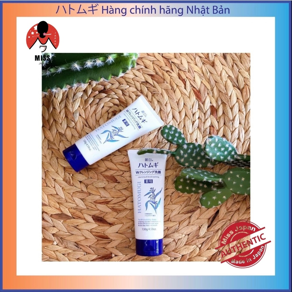 Sữa rửa mặt tẩy trang Hatomugi Cleansing Foam hạt Ý Dĩ nội địa Nhật Bản giúp sáng da , ngừa mụn | BigBuy360 - bigbuy360.vn