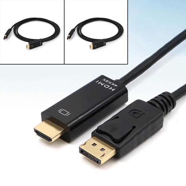 Display ports male to hdmi female converter adapter cable for 4k 1080p hdtv pc