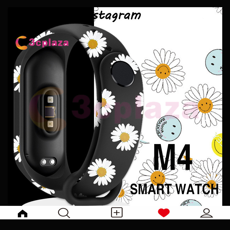 M4A2 M4 đồng hồ thông minh M4 Smart band M4 Đồng hồ Fitness Tracker đeo tay thể thao Nhịp tim Huyết áp Smartband Theo dõi sức khỏe Đồng hồ thông minh