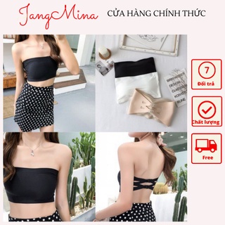 Áo bra không dây đúc su - áo bra cài sau mát lịm - jangmina shop