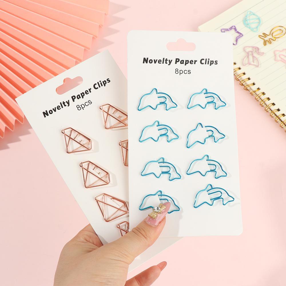 PISTA Set 8 Kẹp Giấy Tạo Hình Sáng Tạo Ngộ Nghĩnh