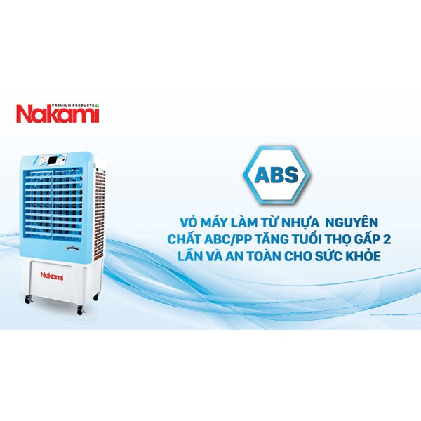 Quạt hơi nước, điều hòa làm mát không khí NAKAMI NKA-03500B ( có remote )