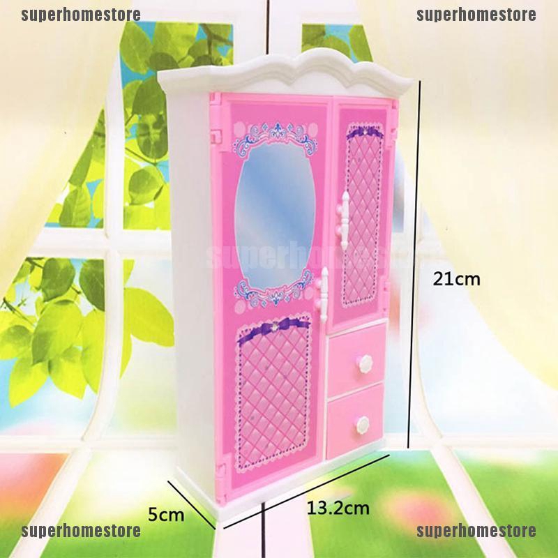 Tủ Quần Áo Đồ Chơi Búp Bê Công Chúa Cho Bé Gái