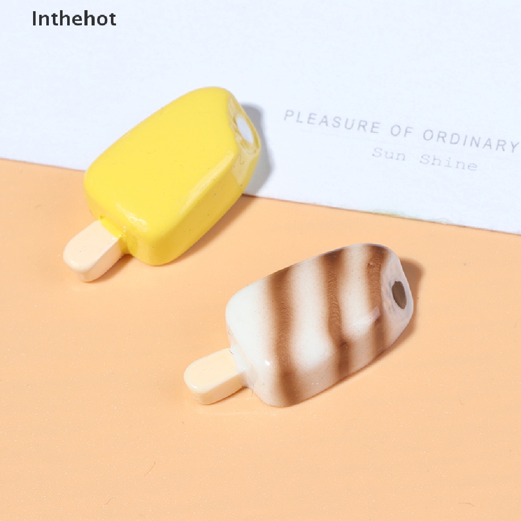 Set 5 cây kem đồ chơi tỉ lệ 1:12 1:6 cho nhà búp bê