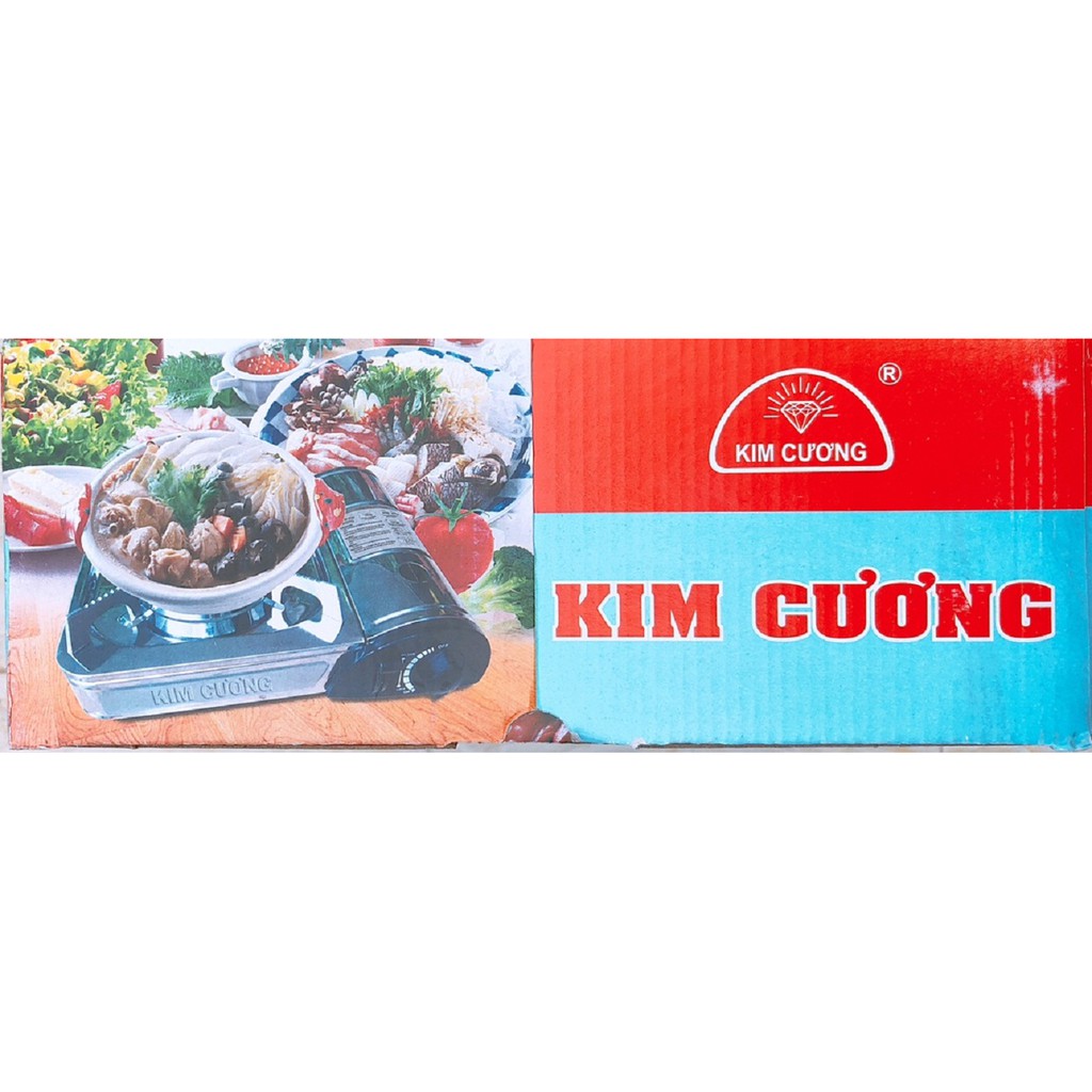 Bếp gas mini Kim Cương thân inox KC110 IN