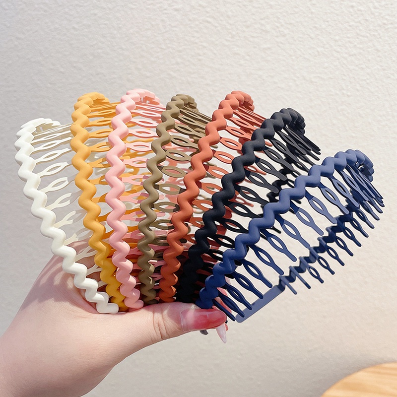 Cài tóc hình gợn sóng xinh xắn phong cách thời trang Hàn