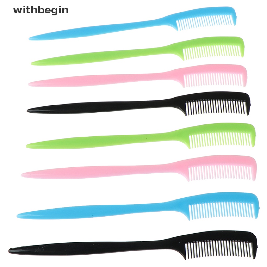 Set 5 Lược Nhựa Chải Lông Mi / Lông Mày Uốn Cong