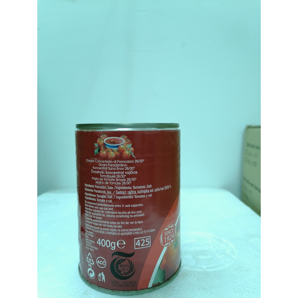 [Mã 77FMCGSALE1 giảm 10% đơn 250K] [400g] Cà chua xay nhuyễn [Italia] FIAMMA Tomato Paste (halal) (a-t) | BigBuy360 - bigbuy360.vn