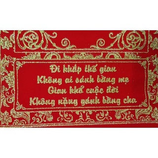 Đôi câu đối đỏ treo ngày Tết size 1,2m