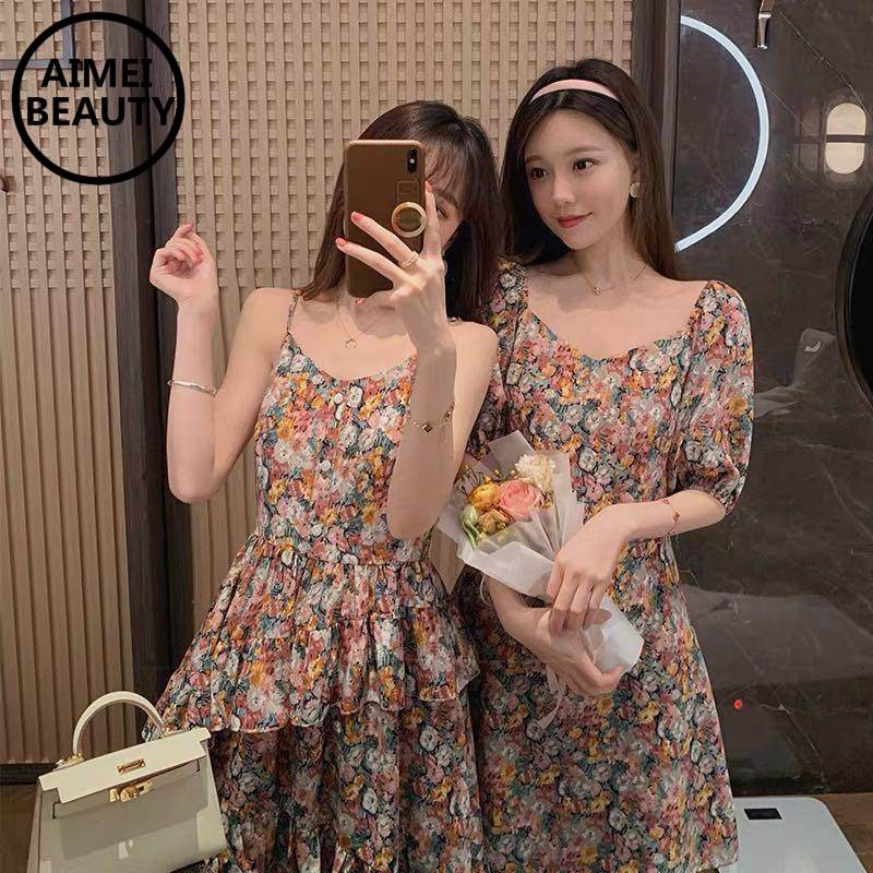 Đầm Dây Vải Hoa Xinh Xắn Cho Nữ | BigBuy360 - bigbuy360.vn