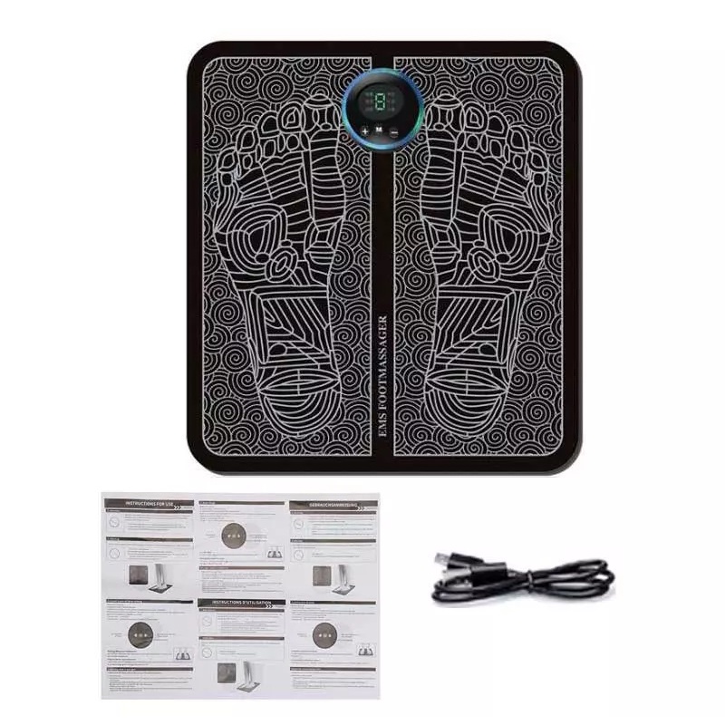 Thảm Điện massage Chân nhật bản EMS FOOTMASSAGER Mát Xa Kích Thích Cơ Bắp Cải Thiện Lưu Thông Máu Giảm Đau Chăm Sóc Sức Khỏe