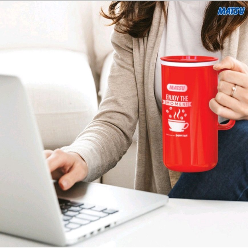 Ca Tròn 2 lớp Matsu 750ml Nhựa Duy Tân