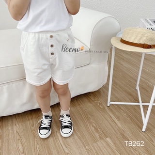 [GIÁ GỐC]- Quần đùi da cá đính cúc Beemo bé trai